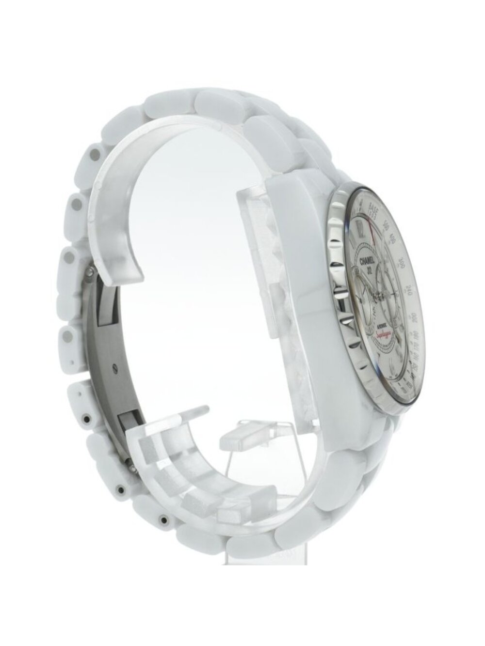 Chanel Superleggera Chronograph Ceramic Watch White Polished - Picture 4 of 5
